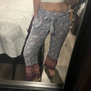 Floral Palazzo Pants